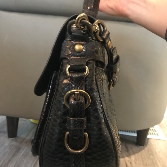 Coach real python satchel bag - Picture 4 of 5